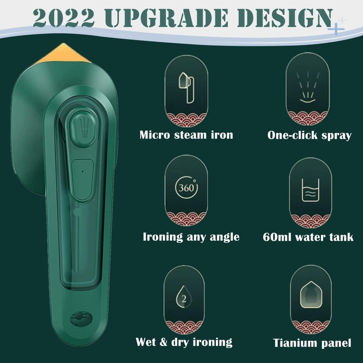 2-in-1 Steam Iron and Steamer for Clothes | Portable, Multi-Functional Garment Steamer and Iron with Quick Heat Technology
